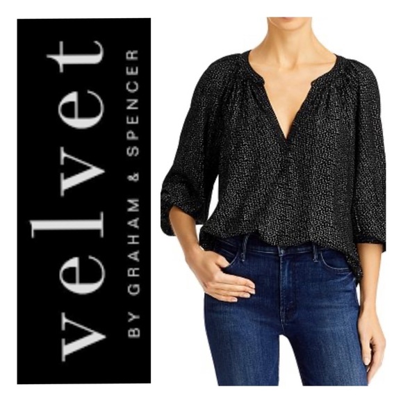 New Velvet by Graham and Spencer Shirley Top - Picture 1 of 7